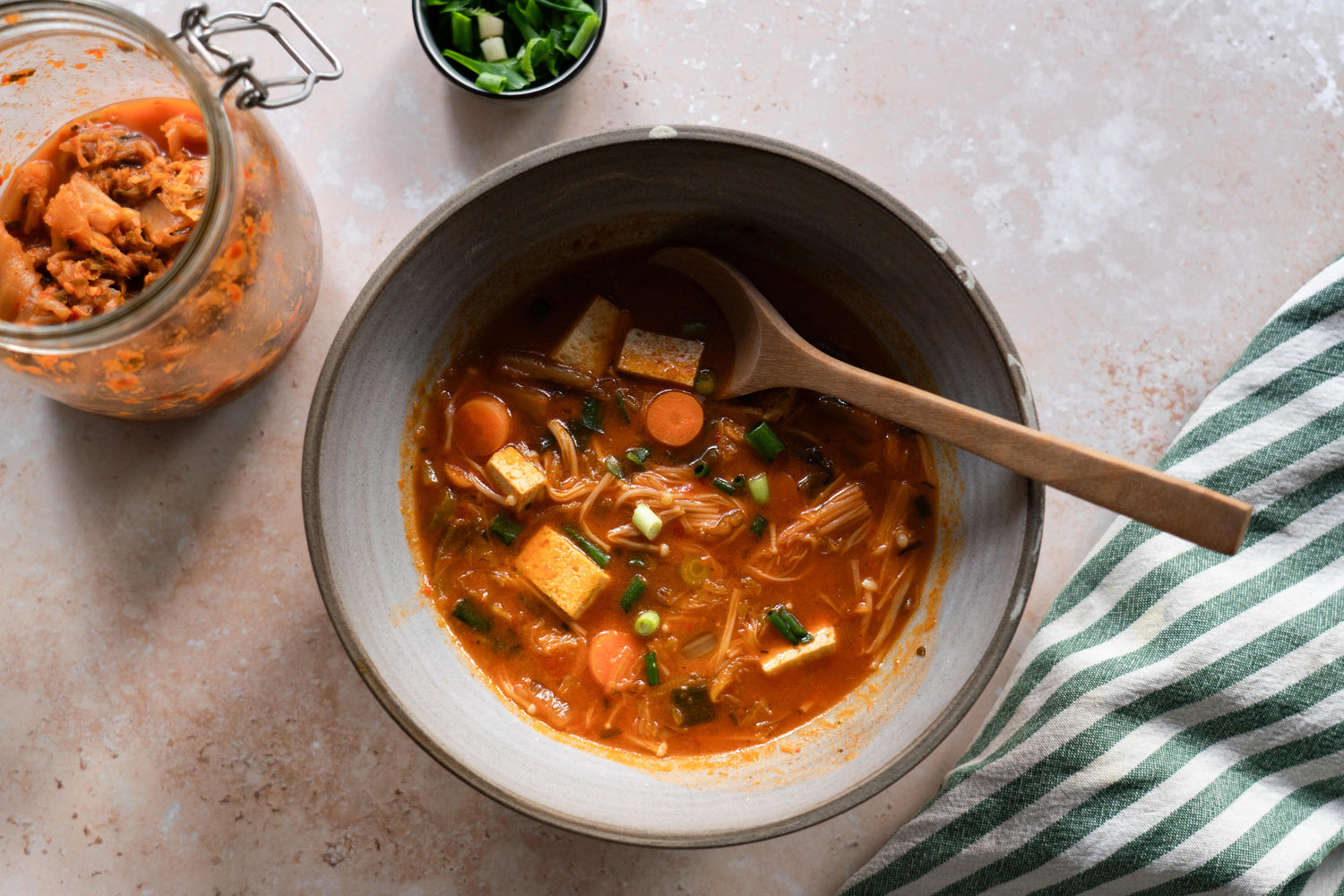 Kimchi-Suppe