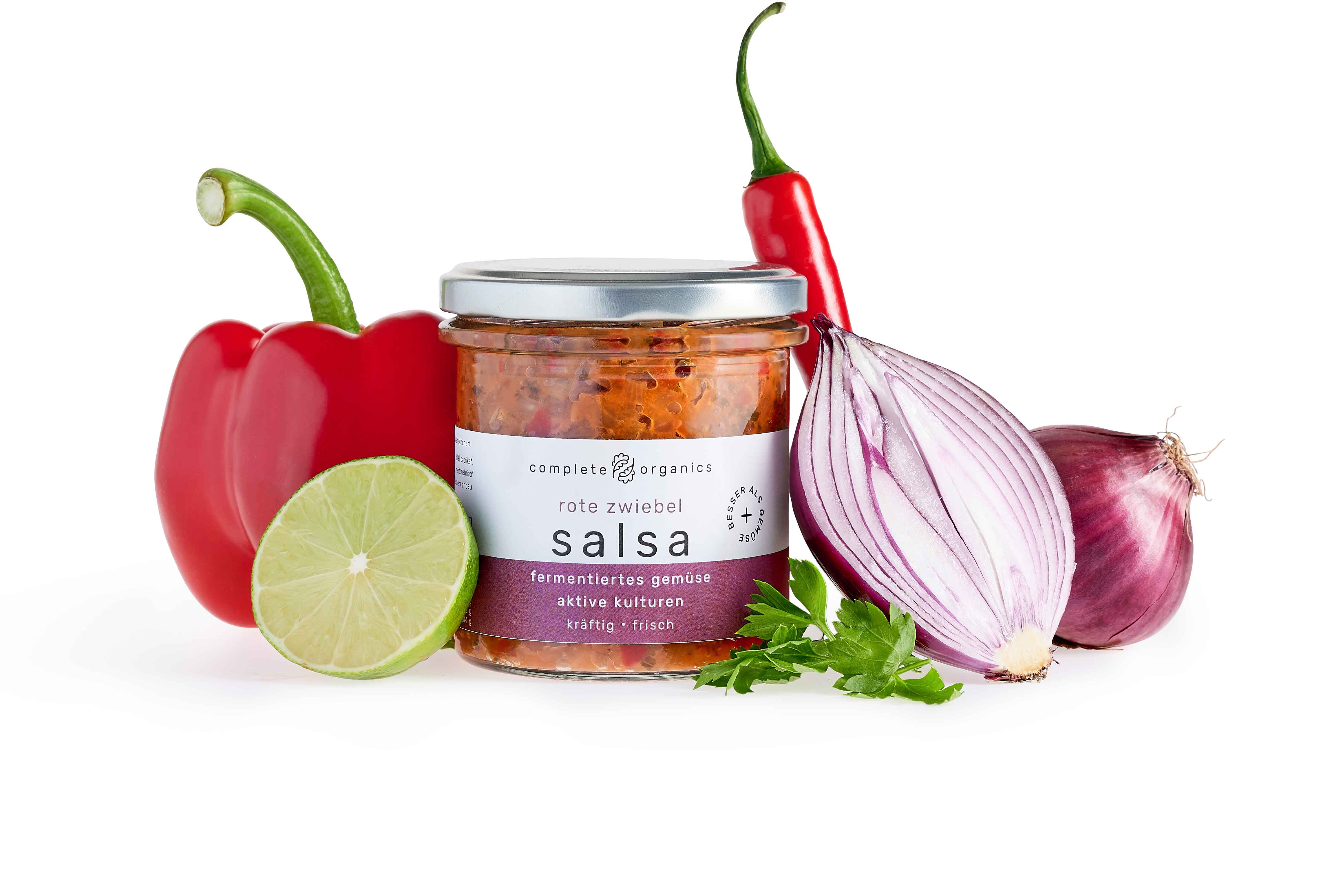 rote zwiebel salsa