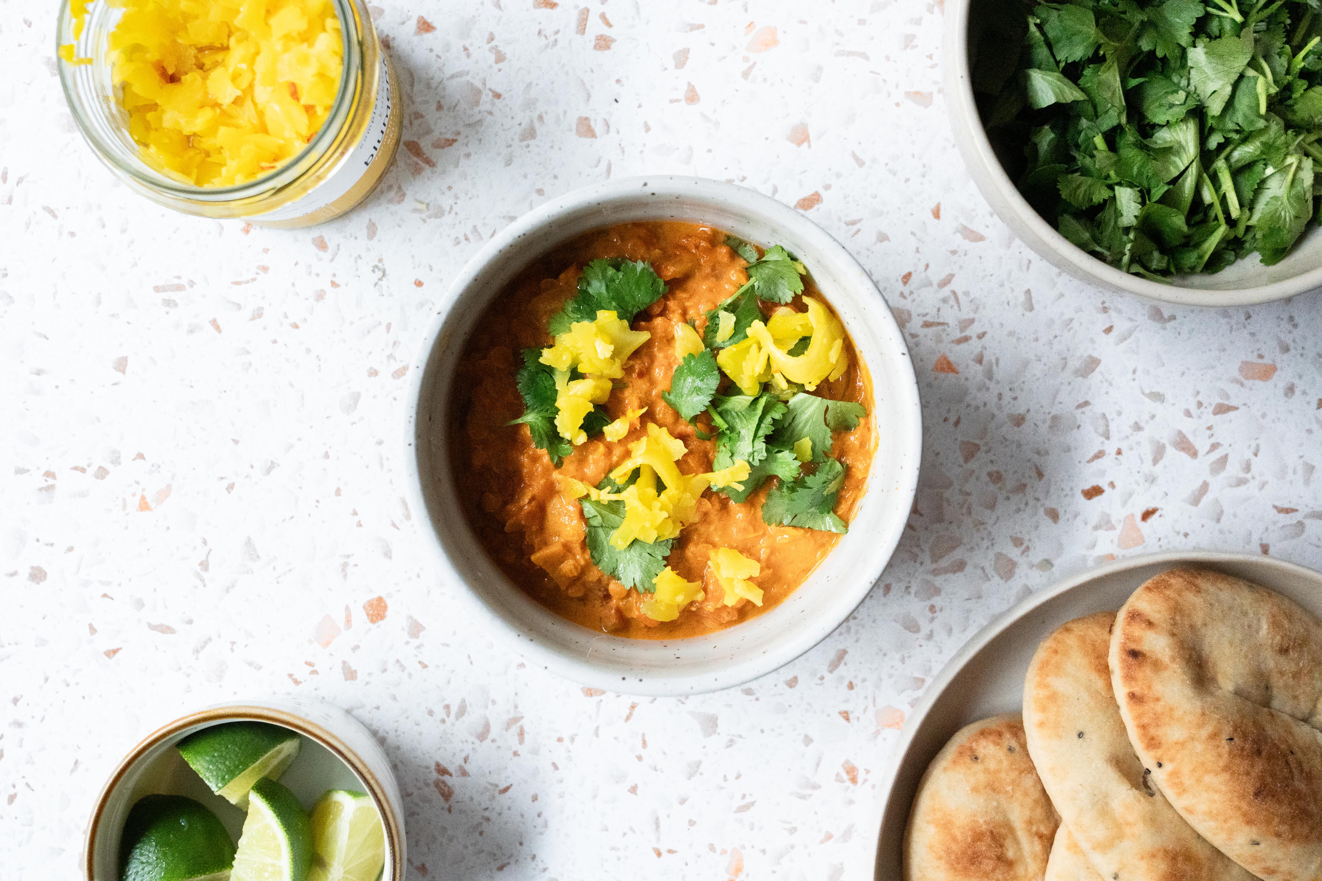 Curry-Linsensuppe