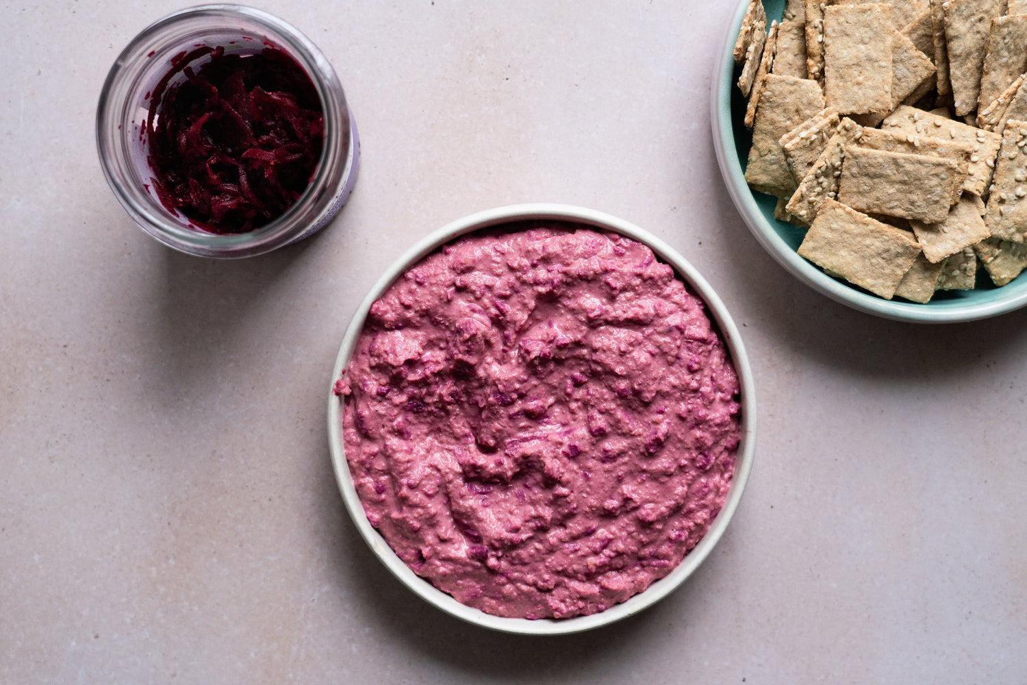 Hummus mit Goji Rote Beete