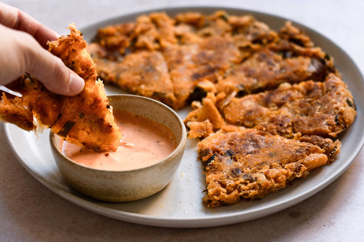 Kimchi-Pancakes