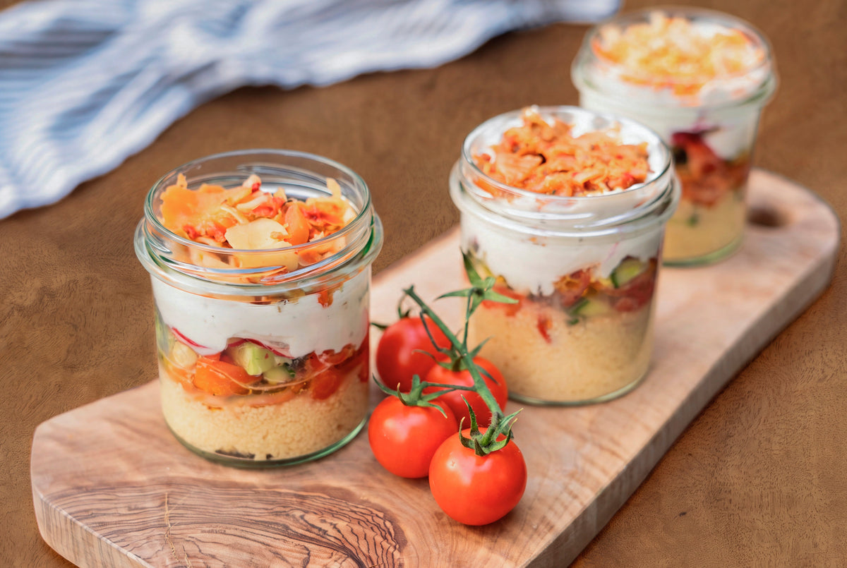 Schichtsalat mit Fermenten