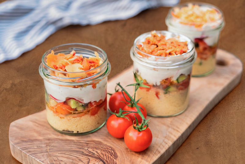 Schichtsalat mit Fermenten