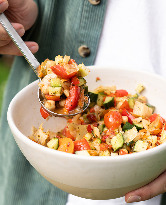 Mediterraner Kichererbsalat